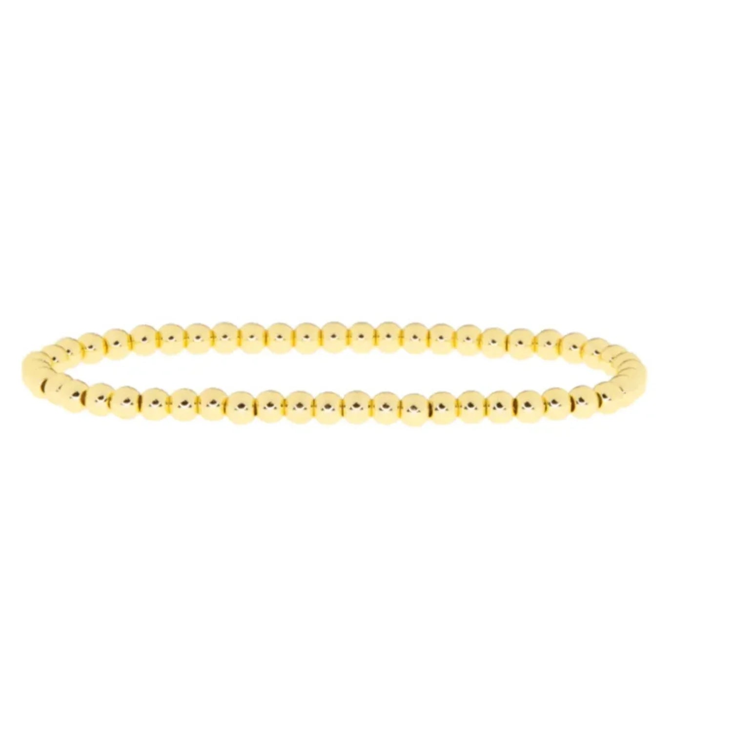 Gold filled stretch bracelet, classic everyday jewelry with elegant minimalist design