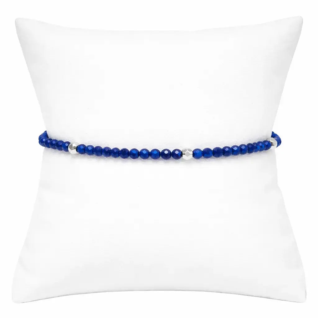 Blue Lapis with Metal Ingot Accents