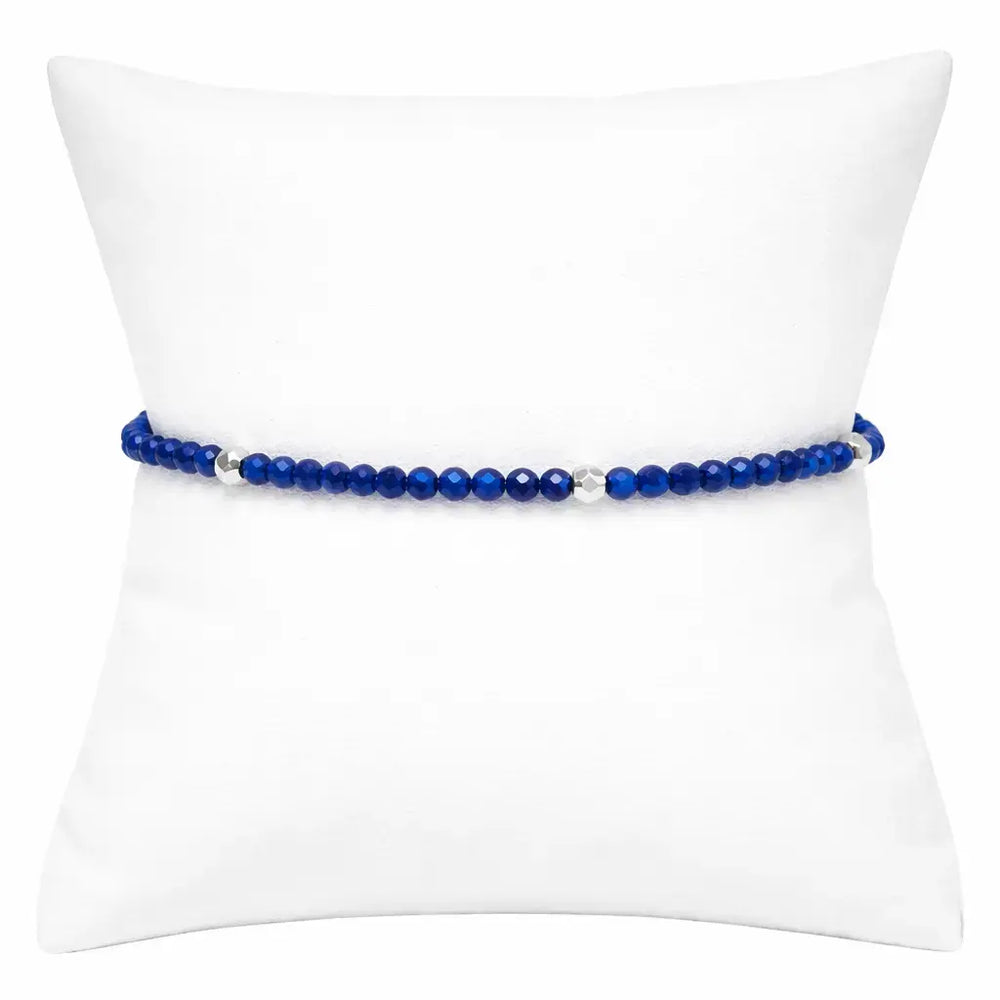 Blue Lapis with Metal Ingot Accents