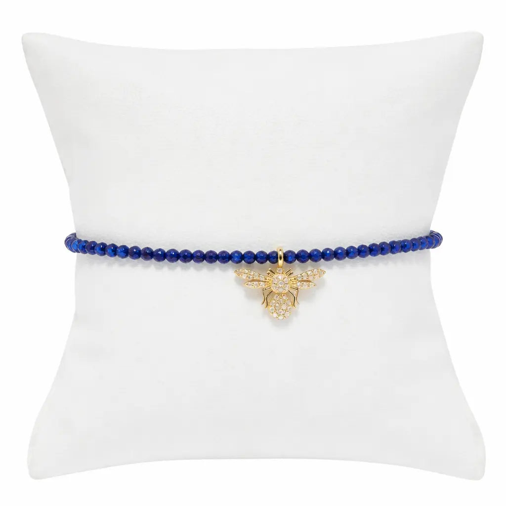 Blue Sapphire - Diamond Bee