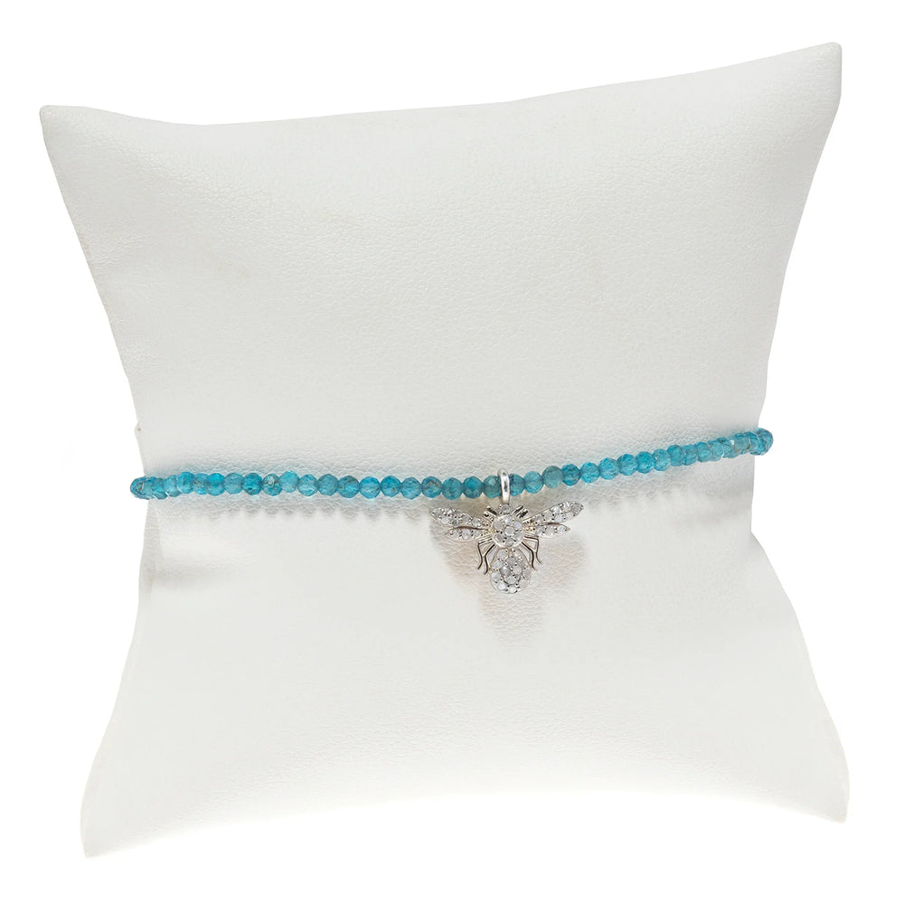 Blue Topaz - Diamond Bee