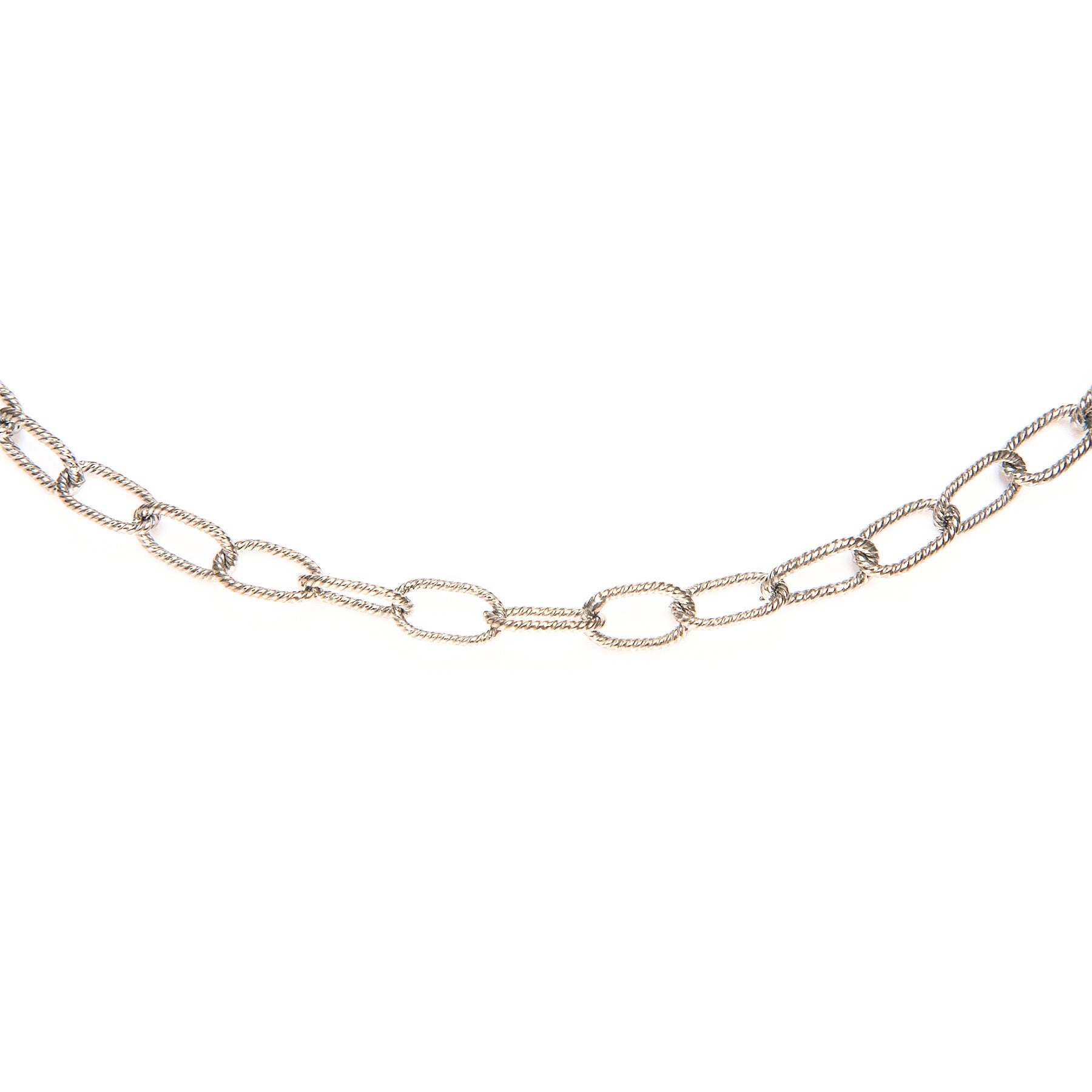 Bright sterling silver large cable chain bracelet, bold modern jewelry with elegant statement design
