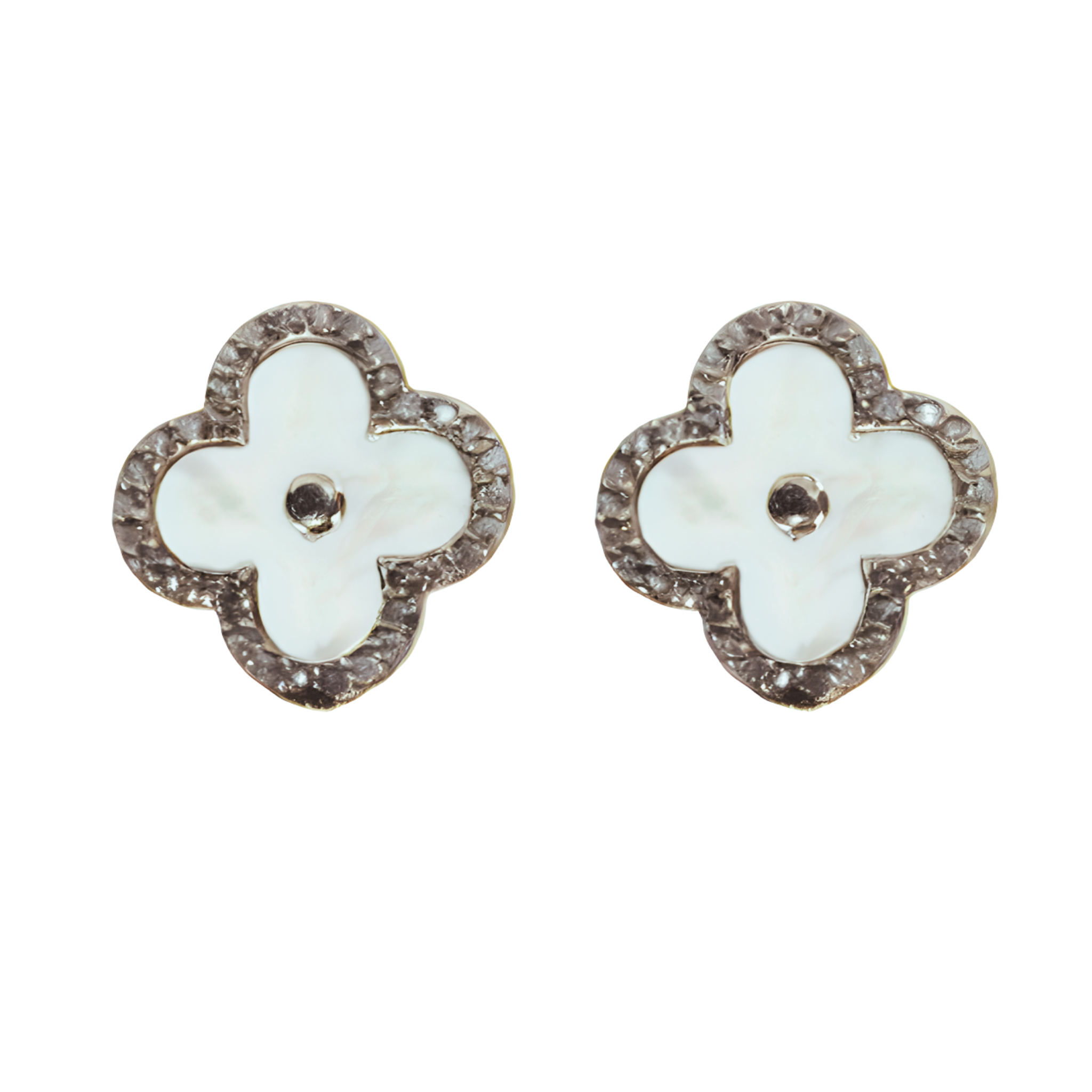 Clover Diamond Halo Post
