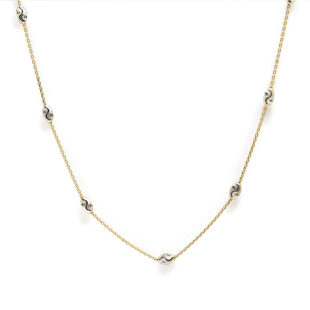 Delicate jumbo cut gold diamond necklace with elegant minimalist design, perfect luxury accessory