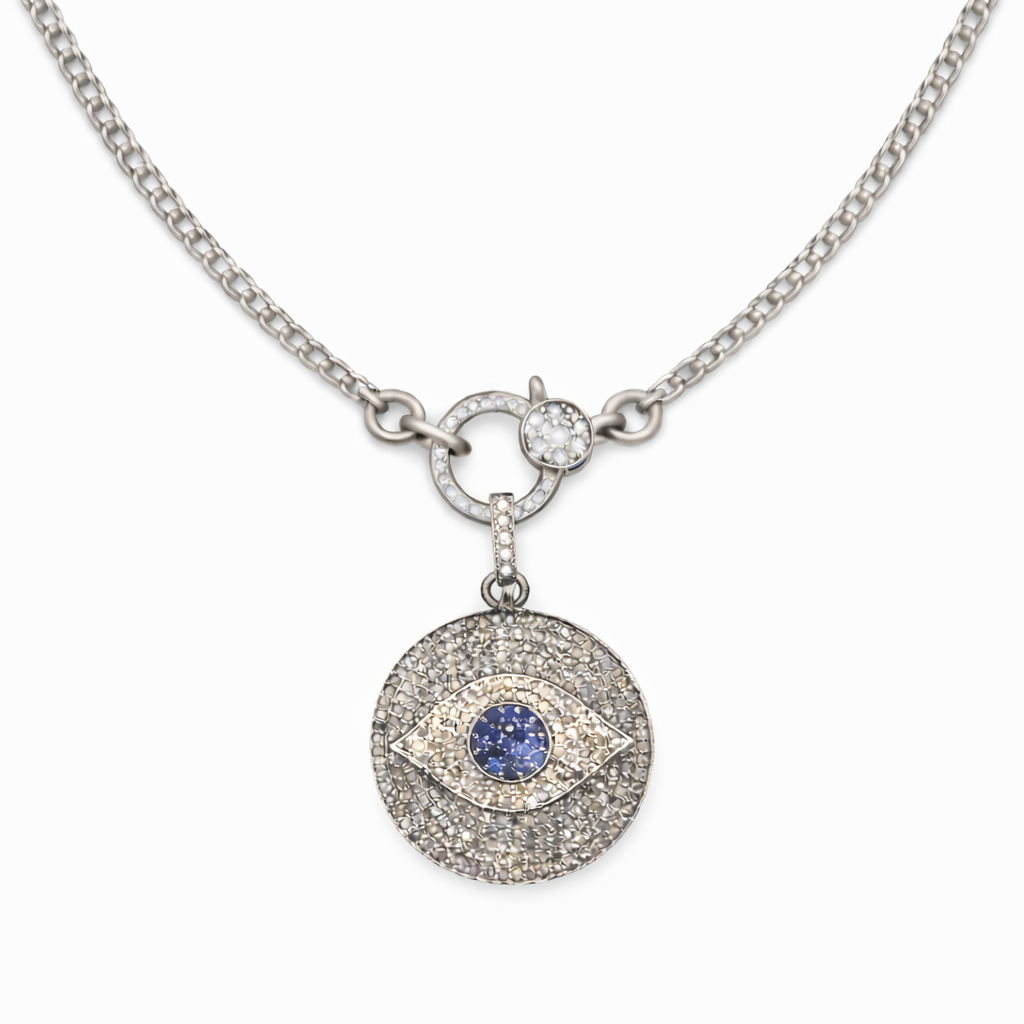 Venetian silver necklace with elegant minimalist design, stylish luxury jewelry accessory for everyday wear