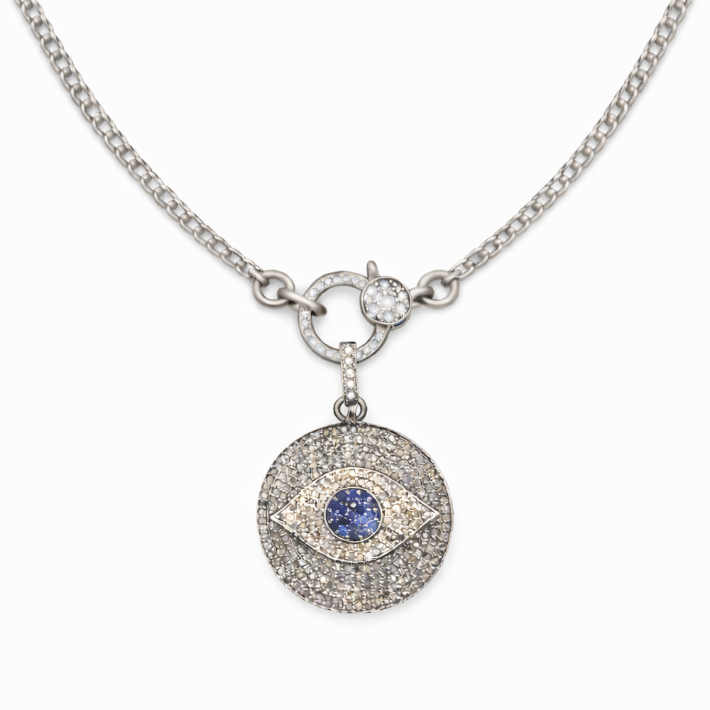 Venetian silver necklace with elegant minimalist design, stylish luxury jewelry accessory for everyday wear