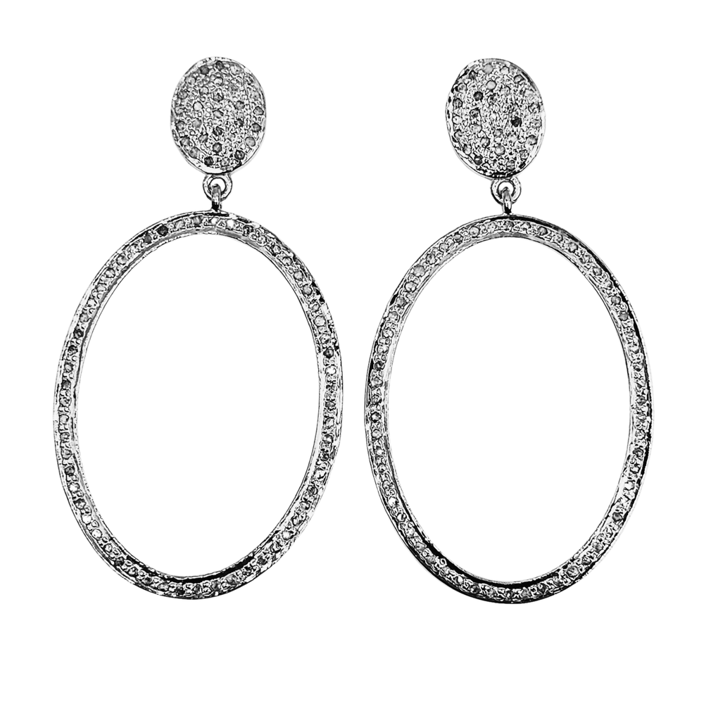 Oval Drop All Diamonds