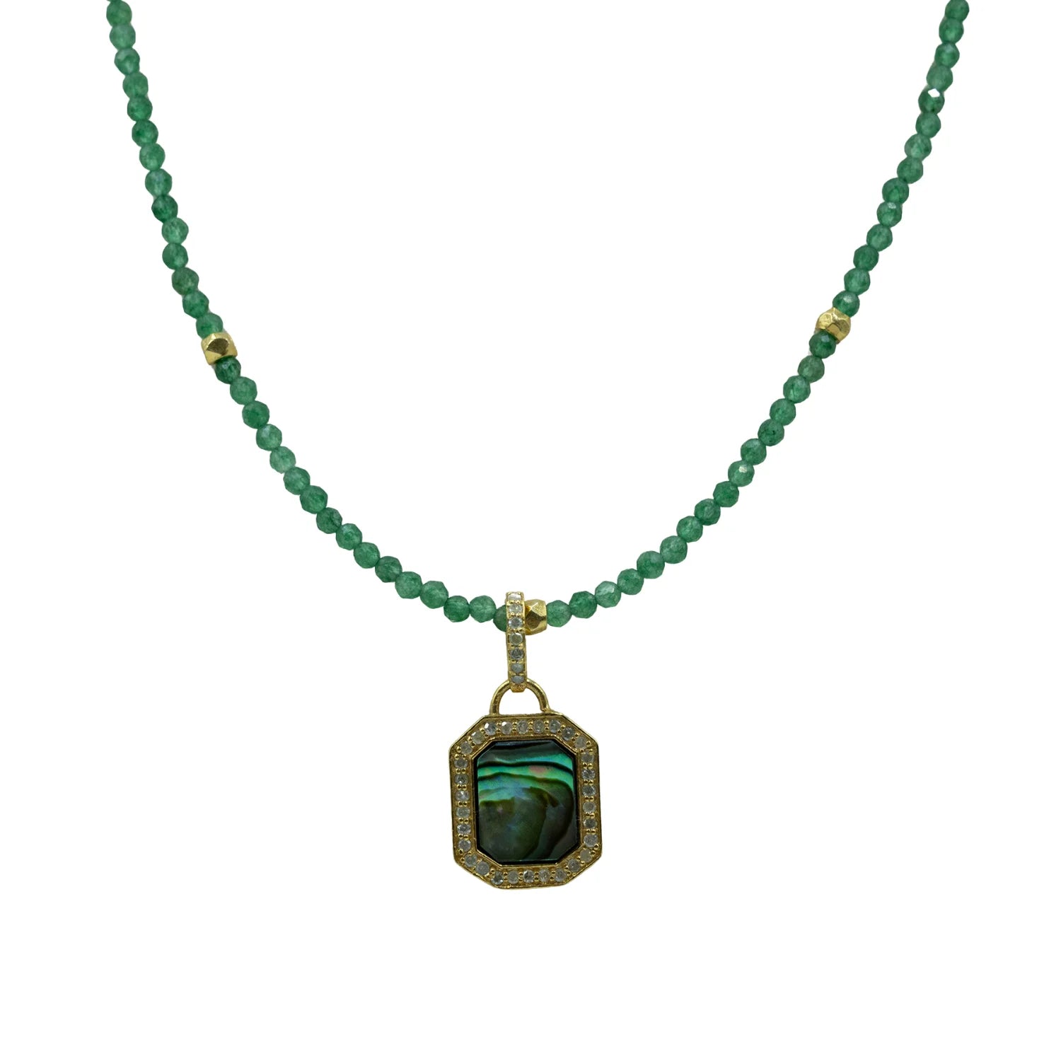 Elevate your look with the Semi Precious Necklace featuring gold accents and natural gemstones. A versatile piece for everyday wear or meaningful gifting.