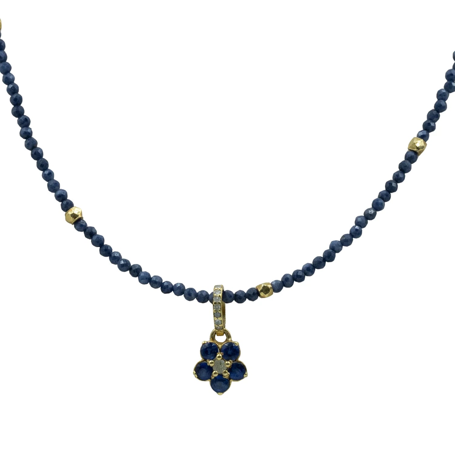 Elevate your look with the Semi Precious Necklace featuring gold accents and natural gemstones. A versatile piece for everyday wear or meaningful gifting.