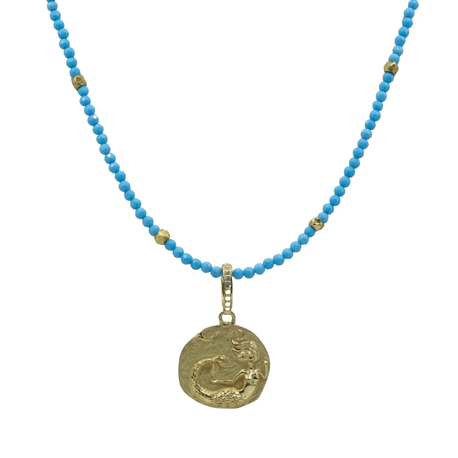 Elevate your look with the Semi Precious Necklace featuring gold accents and natural gemstones. A versatile piece for everyday wear or meaningful gifting.
