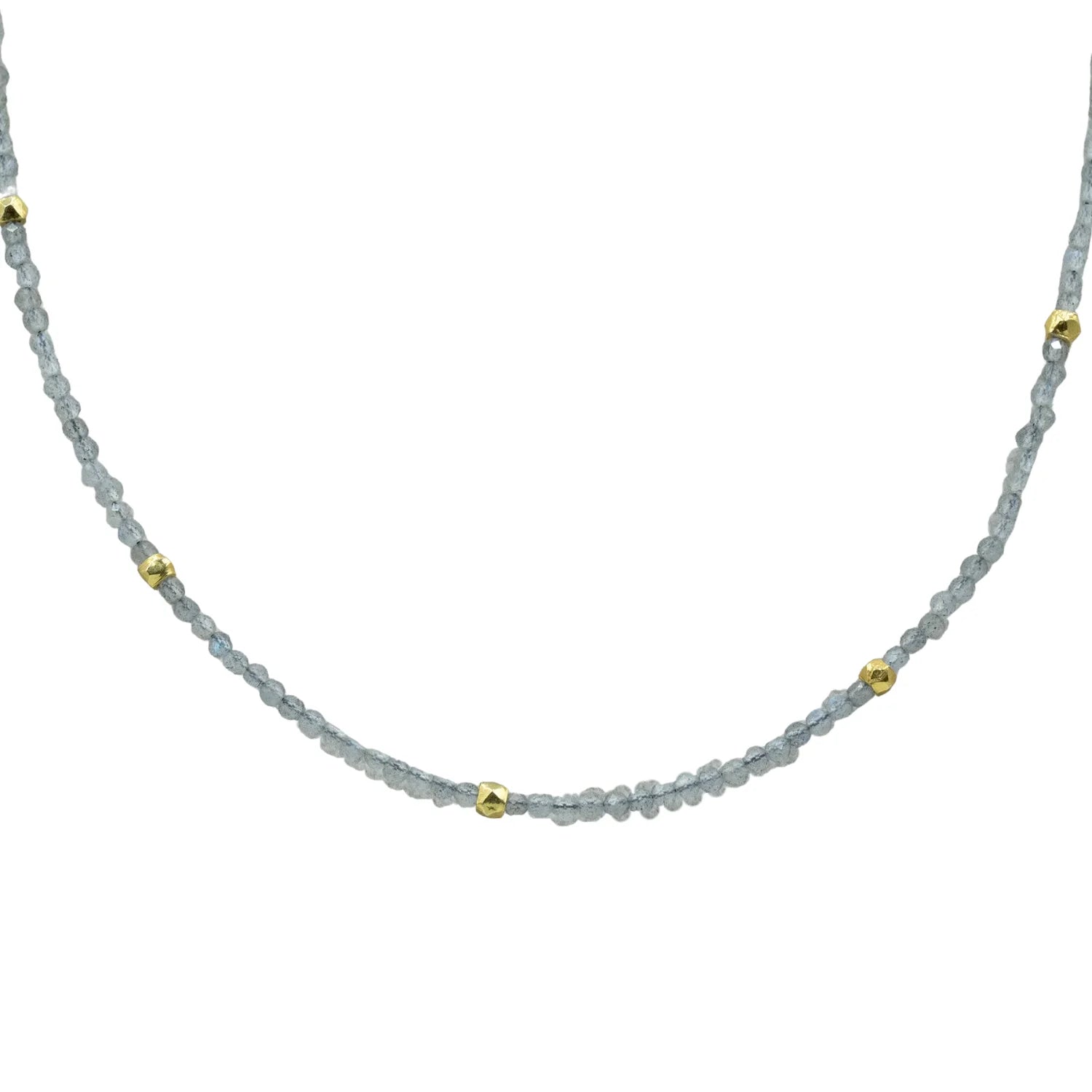 Elevate your look with the Semi Precious Necklace featuring gold accents and natural gemstones. A versatile piece for everyday wear or meaningful gifting.