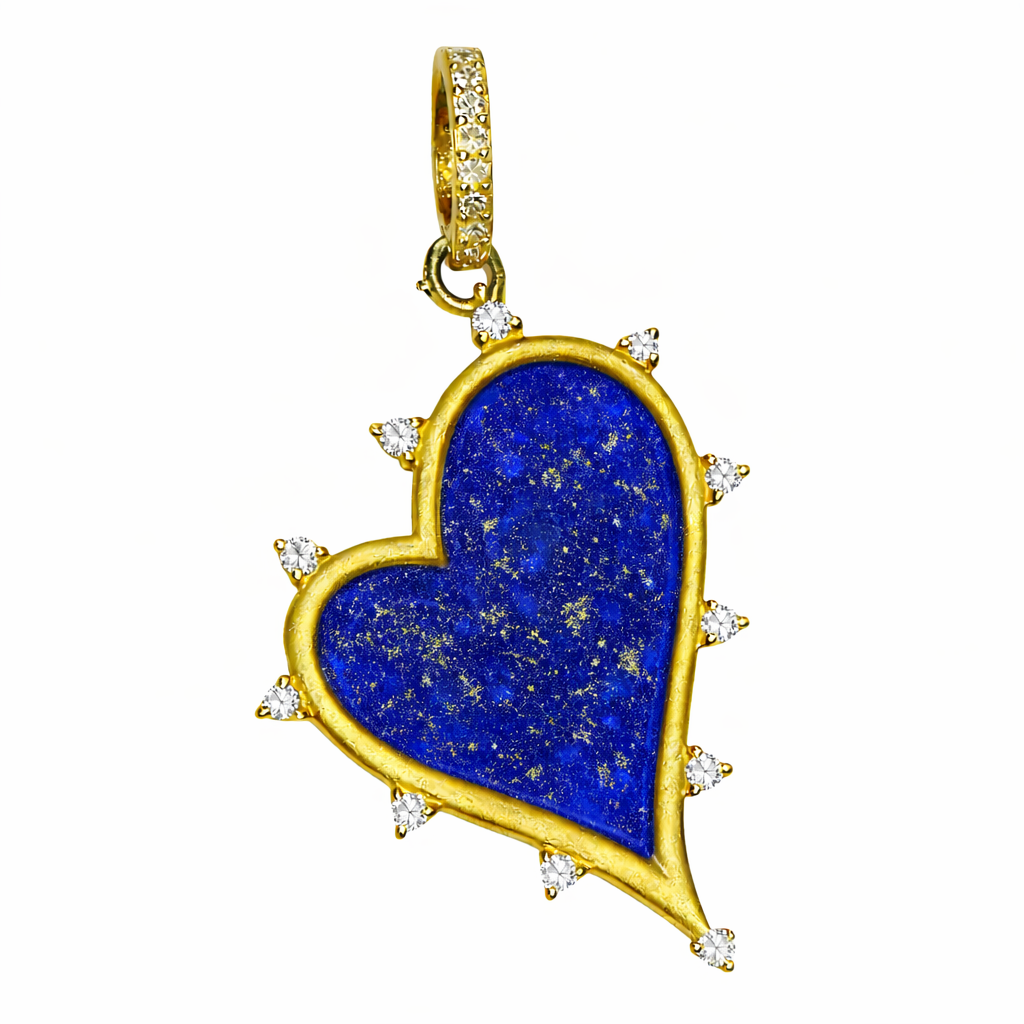 Heart Sideways Lapis