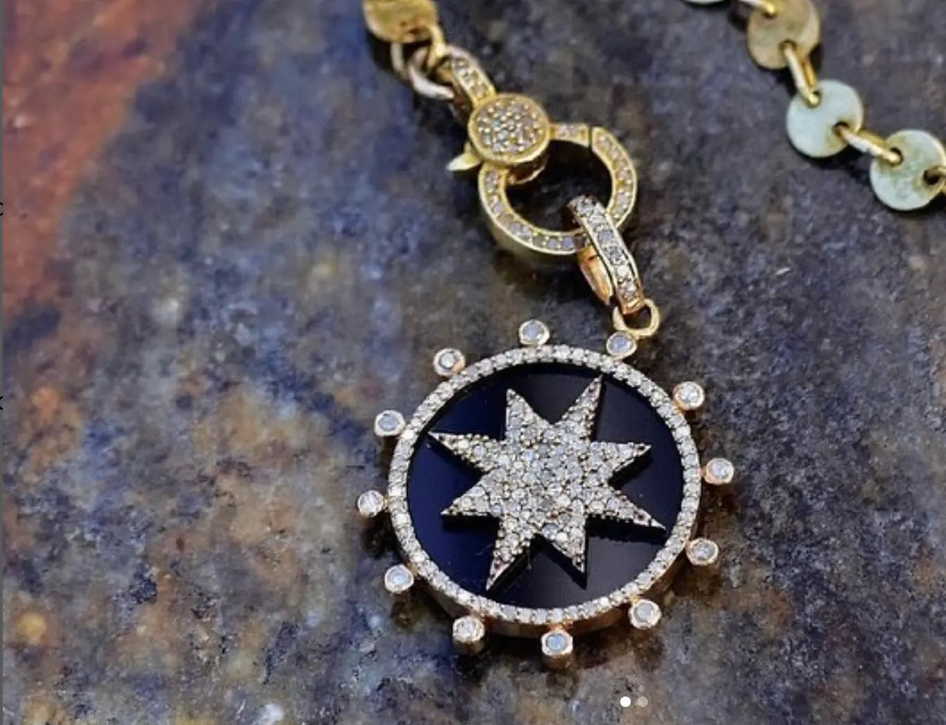 Star & Dots Black Onyx