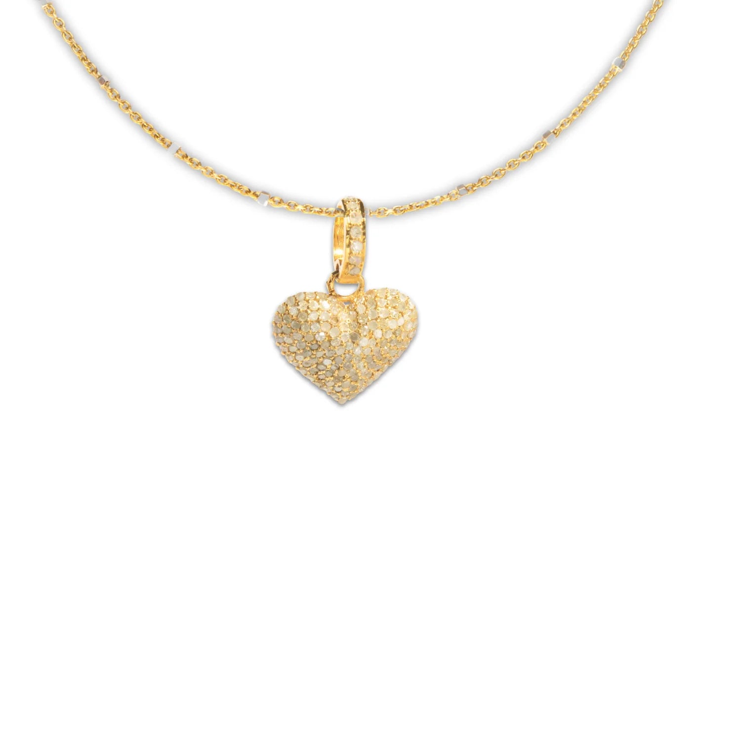 Heart Puffy Diamonds