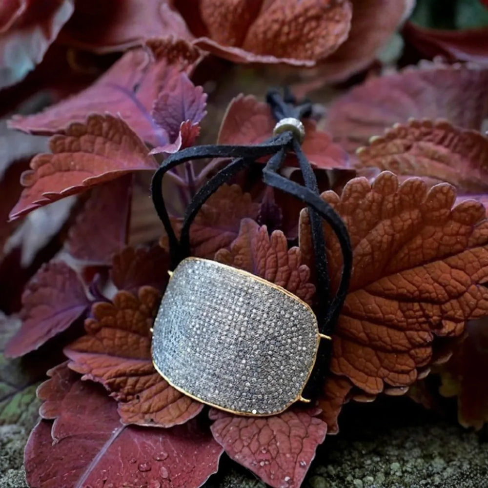 Diamond Cuff - LG - Mixed Metal