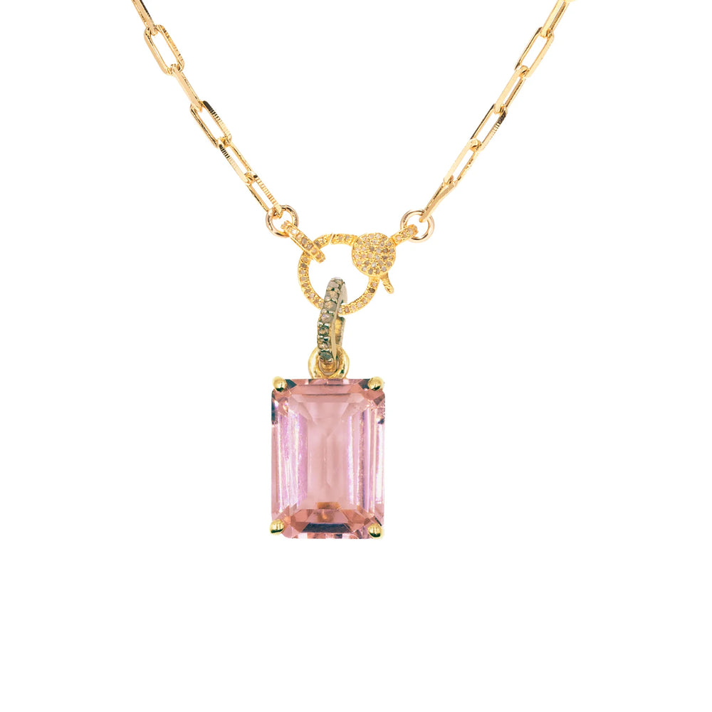 Emerald Cut Morganite XL