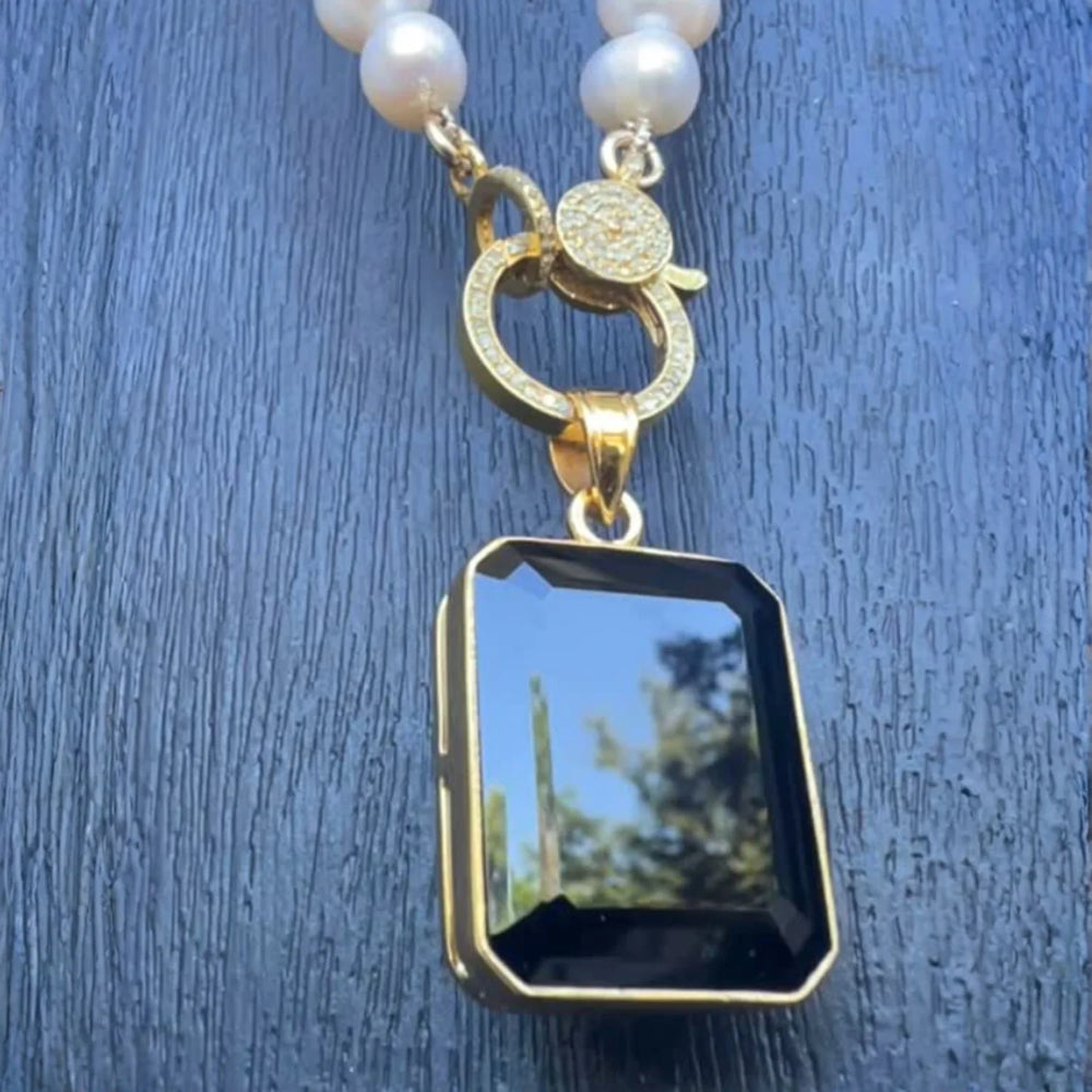 Emerald Cut Black Onyx XL