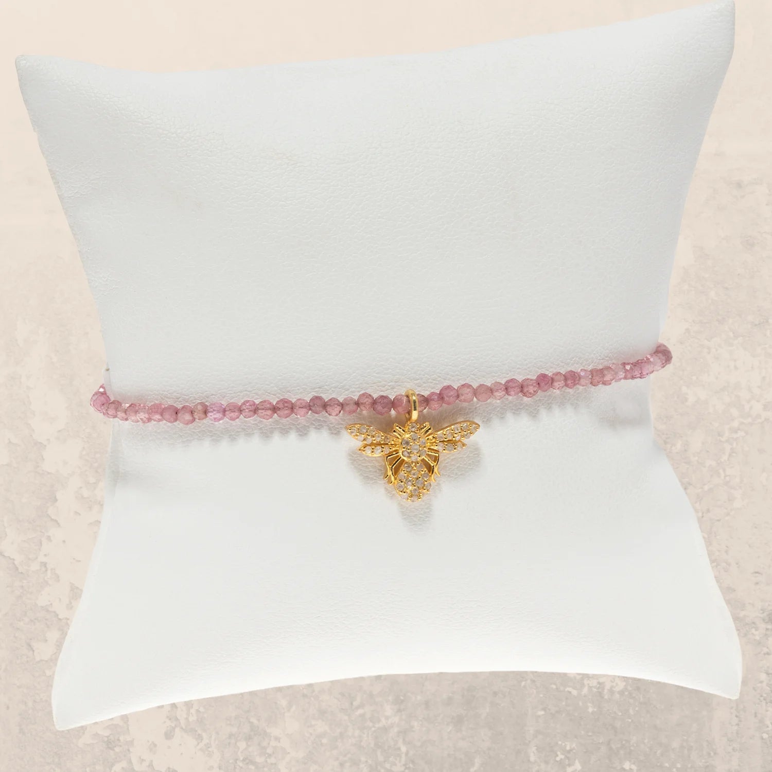 Pink Tourmaline - Diamond Bee