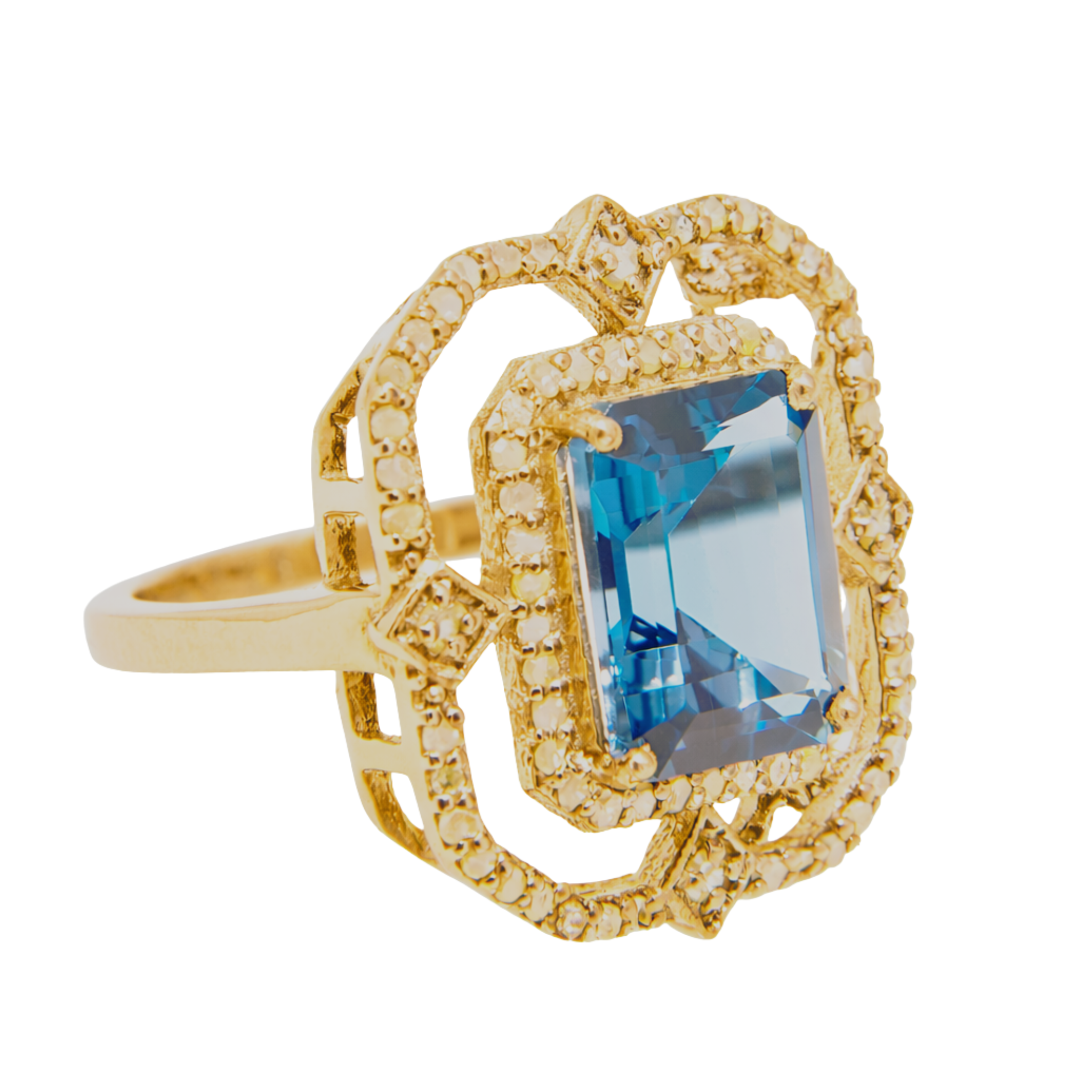 Vintage London Blue Topaz