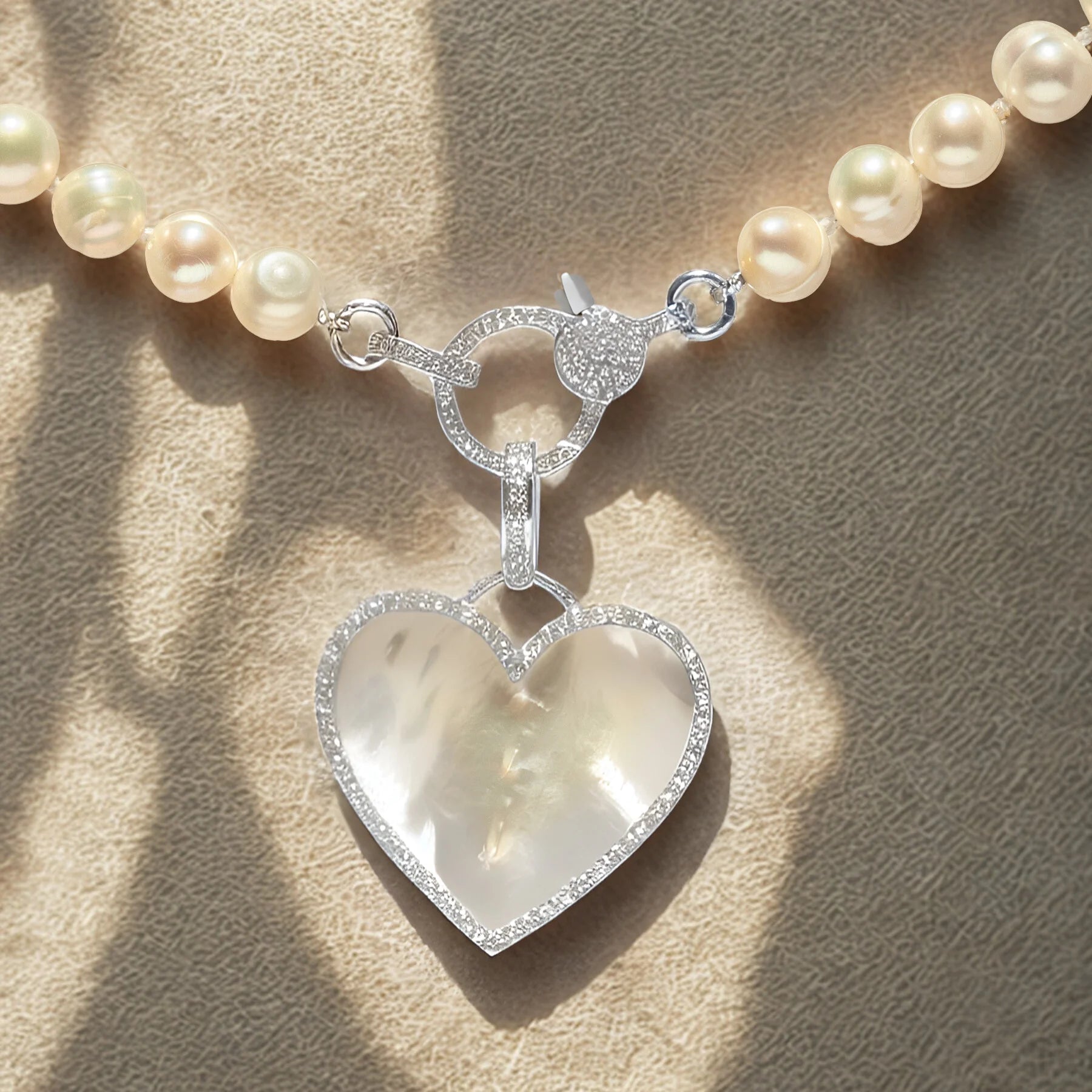 Heart Mother of Pearl